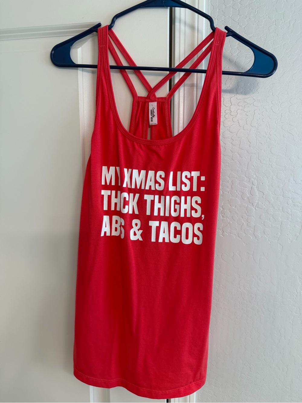 Constantly Varied Gear Red Graphic Strappy Tank